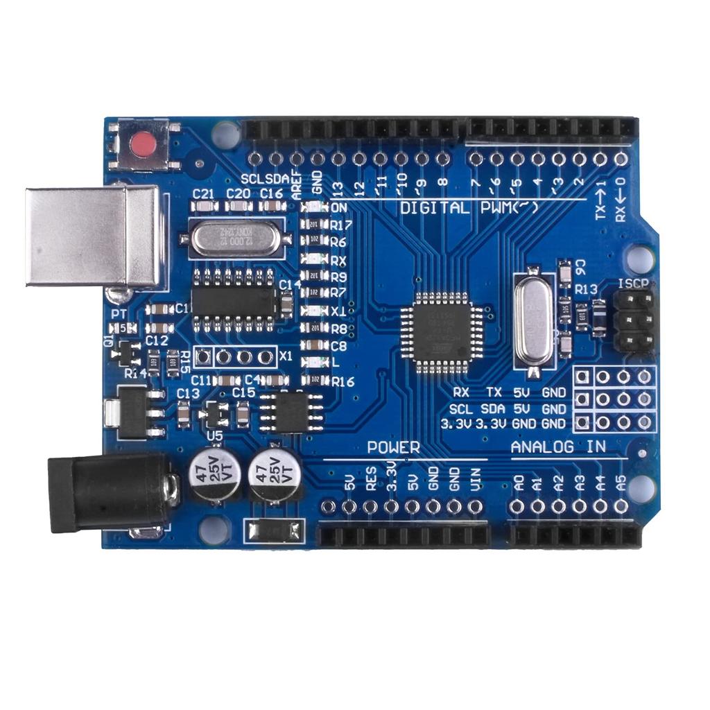UNO R3 ATmega328P com cabo USB para Arduino   Compatível com Arduino UNO R3 Mega 2560 Nano robô para Arduino IDE AVR MCU Learner K53