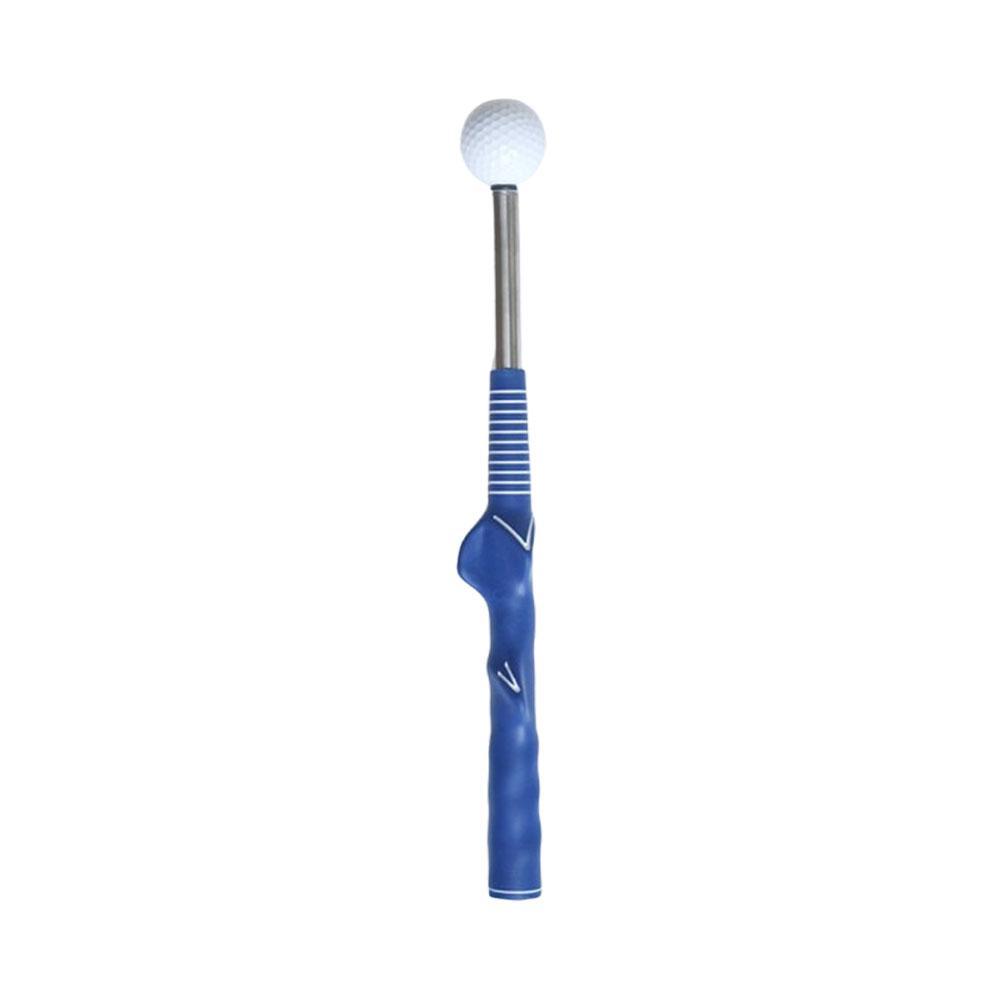Retractable Golf Swing Training Aid Practice Stick,Indoor Outdoor Golf Assistant Practitioner, Golf Grip Trainer