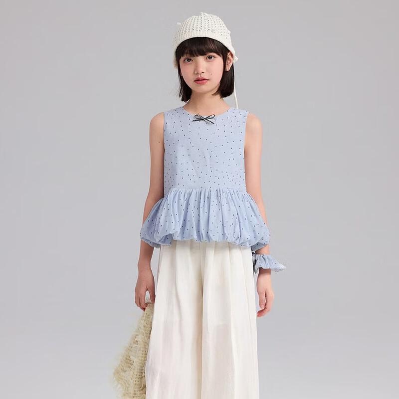 Zhimu Lyocell Breathable Straight Wide-Leg Casual Pants for Girls