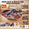 Detective Conan Anime Adventure Patterned Rug Absorbent Nonslip Carpet For Study Reading Area Home Party Decor Christmas Gift