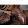 Mode Leder Herren Stiefeletten High Top Schuhe Outdoor Arbeit Freizeitschuhe Motorradstiefel Mode Herbst Braun Hombre Botas Para Hombre
