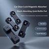 4Pcs Magnetic Door Lock Shock Pad For Liquid Silicone Door Latch Buffer Damper Anti‑Wear Protective Cover Magnetic Installation