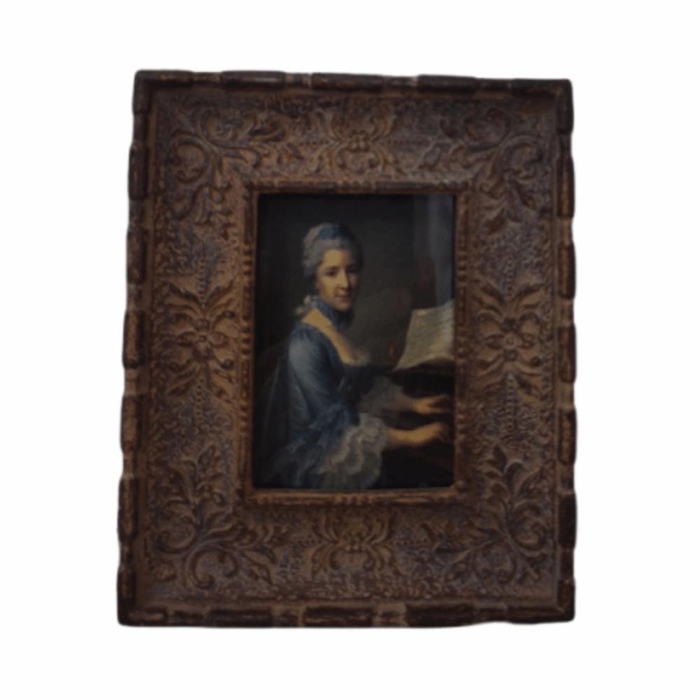 Exquisite European Style Vintage Photo Frames Gold Classical Resin Picture Frame Creative Retro Photo Frame Ornament Photo Props