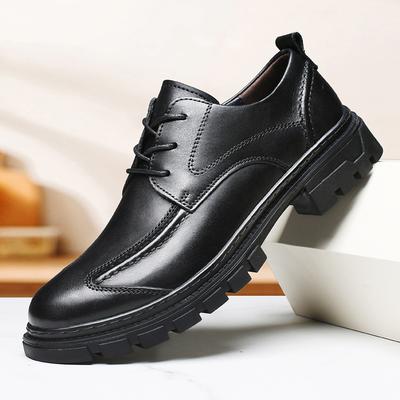 Herrenschuhe aus Rindsleder Frühling Britischer Stil Business Lederschuhe Herren Echtes Leder Herrenschuhe Atmungsaktiv Trend Business Schnürschuhe Herren