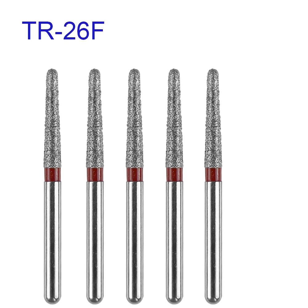 5Pcs/Pack, Jnsur Dental Diamond Burs Dental Drills For High Speed Handpiece Fg Dia 1.6Mm Dental Lab Technican Dentistry Material