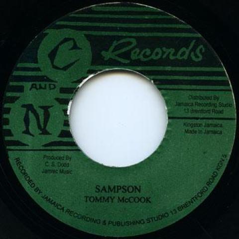 7inch Record TOMMY MCCOOK / ROY PANTON, PAULETTE - Sampson (Original Stamper) / My Arm R&BEJ39A Studio One 1965 Jamaica Reggae, Ska & Dub Used