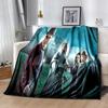 Harry Potter and the Deathly Hallows Part 2 Poster PrintPrint Blanket, Soft Blanket For Sofa Office Bed And Travelling Daughter Birthday Gif