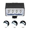 Bike LED Bright Front Lamp Rechargeable Bicycle Head Light with 6 X 18650 Battery