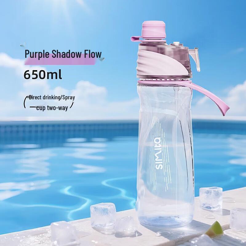 Simita 650ml Tritan Spray Sports Water Bottle