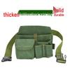 Thickened Canvas Multifunction Tool Waist Bag for Electricians & Carpenters