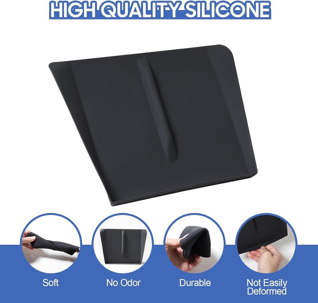 Wireless Charging Pad For Tesla Model S X Plaid Accessories 2025 2025 2025 Center Console Organizer Phone Silicone Charger Mat