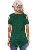 Women's 2023 Fashion Off-the-Shoulder Short Sleeve T-shirt