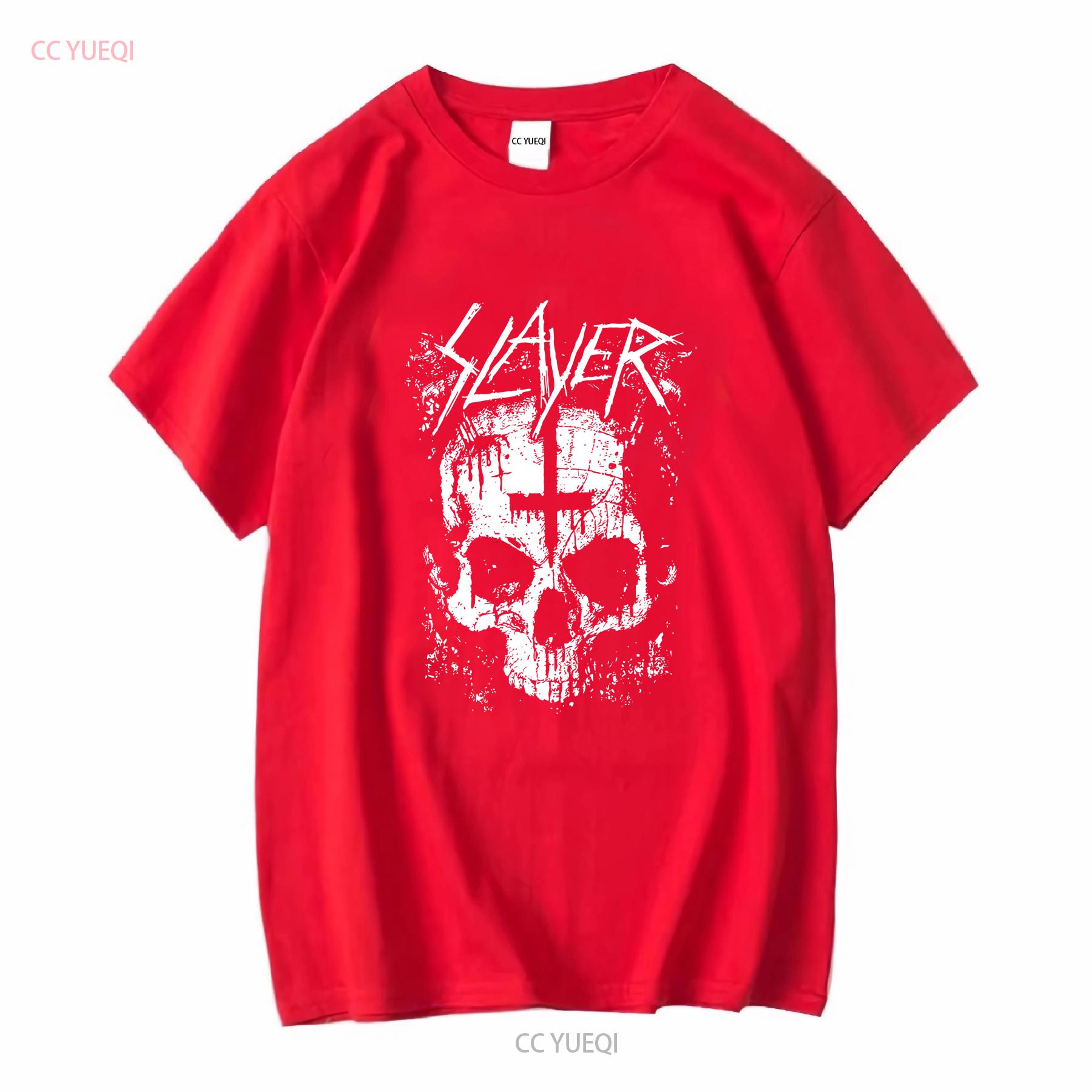 Cotton T Shirt Slayer Undisputed Attitude Kerry King Tom Araya Paul Bostaph long or short sleeves vintage Washed S