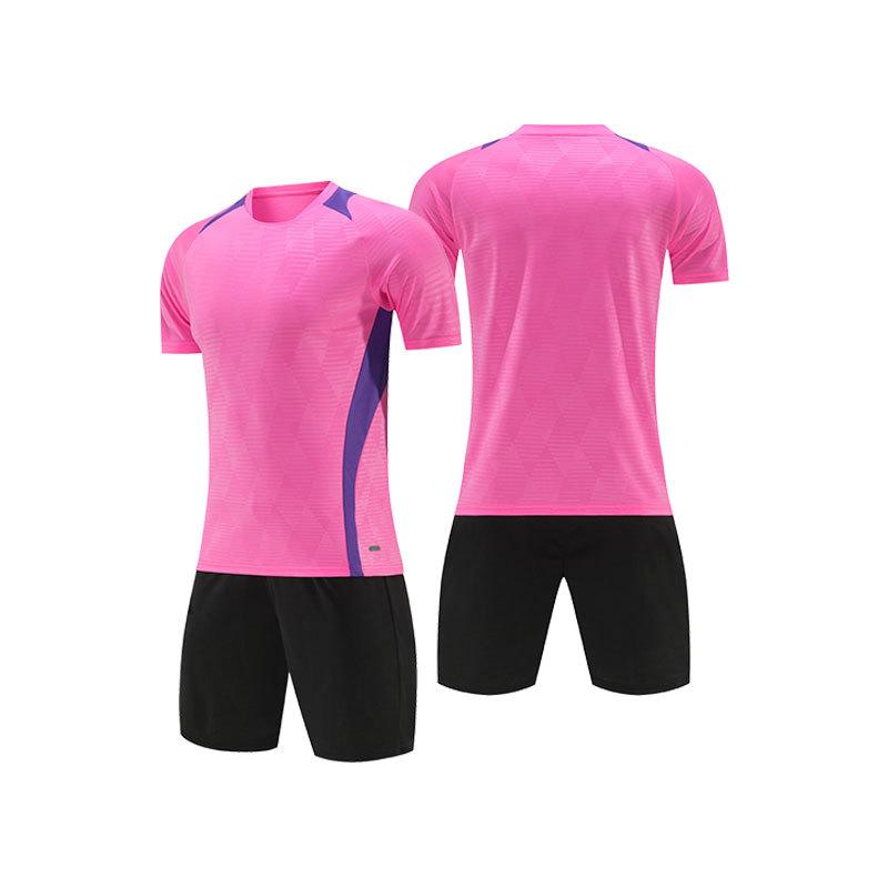 Short-sleeved Football Jersey Set, Competition Training Jersey, Adults and Children with The Same Jersey, Breathable Football Shirt