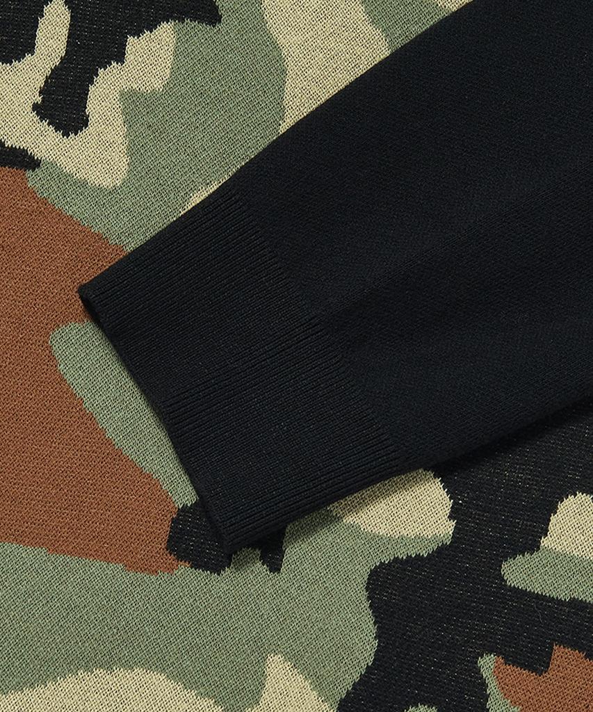 WKNDRS Raglan Knit Sweater (Camo)