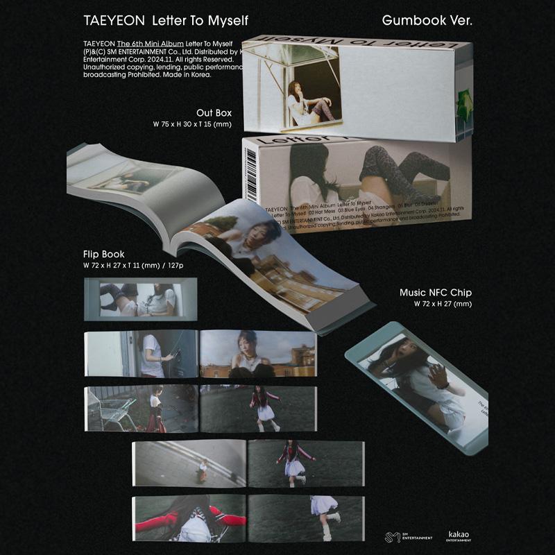 Taeyeon (Girls' Generation) - 6th Mini Album Letter To Myself (Gumbook Ver.)