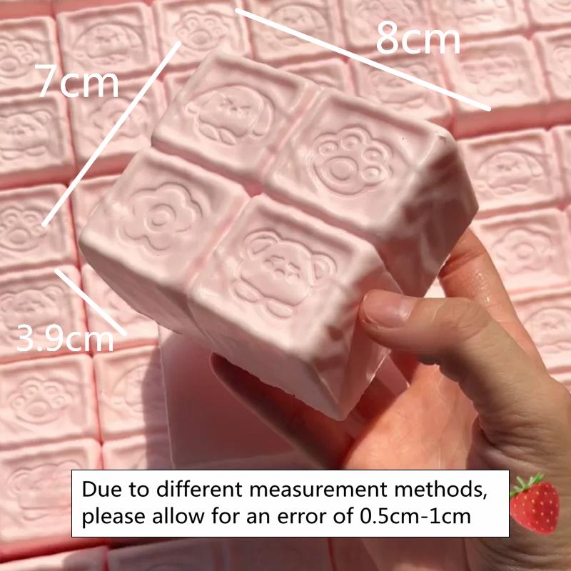 Bai Fen Bai Toys Pink Toys Toys Squishy Strawberry Milk Chocolate Bread Slow Rising Fidget Toy Squishy Slow Rebound Stress Relief Squeeze Sensory