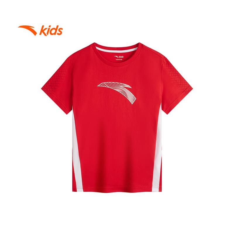 Anta Kids Unisex Breathable Short Sleeve Training Tee 140