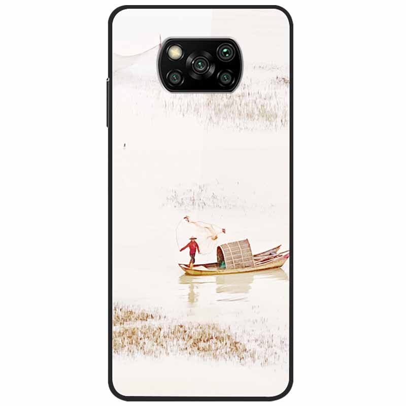 Etui na Poco X3 Pro Modne Urocze Szkło Hartowane Luksusowe Pokrowce Coque dla Xiaomi Poco X3 NFC Etui PocoX3 X 3 Zderzak Ochronny
