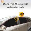 2PCS Universal Car Sunshade – Magnetic Suction Insulation Cloth for Side Windows, Heat Protection & UV Block