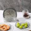 8PCS Set Snack Bowls Fruit Plate Bone Spitting Dish Candy Dessert Plates Lightweight Serving Tray For Everyday Meals Party