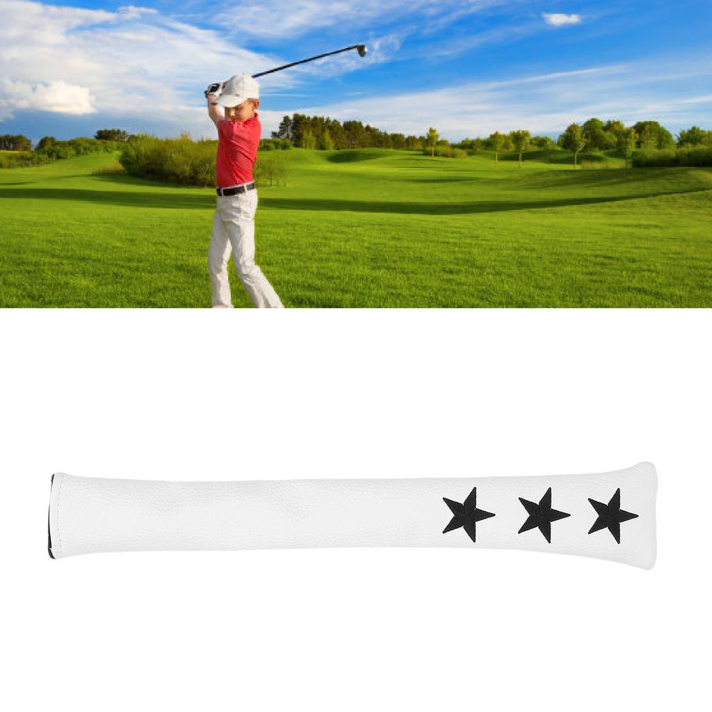 Alignment Stick Cover Water Proof PU Plush Lining Star Embroidery Alignment Stick Protector Case for Outdoor Training