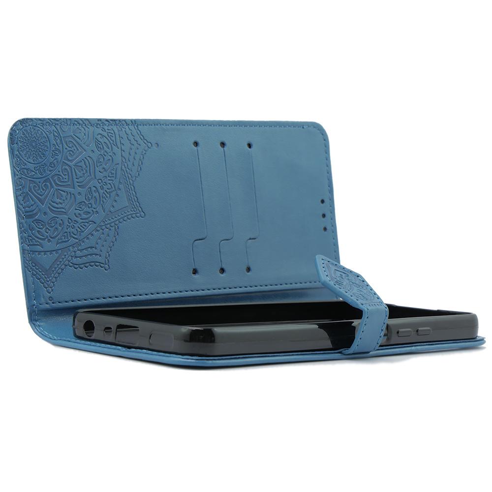 Flip case for Oppo A58 4G, Mandala, blue