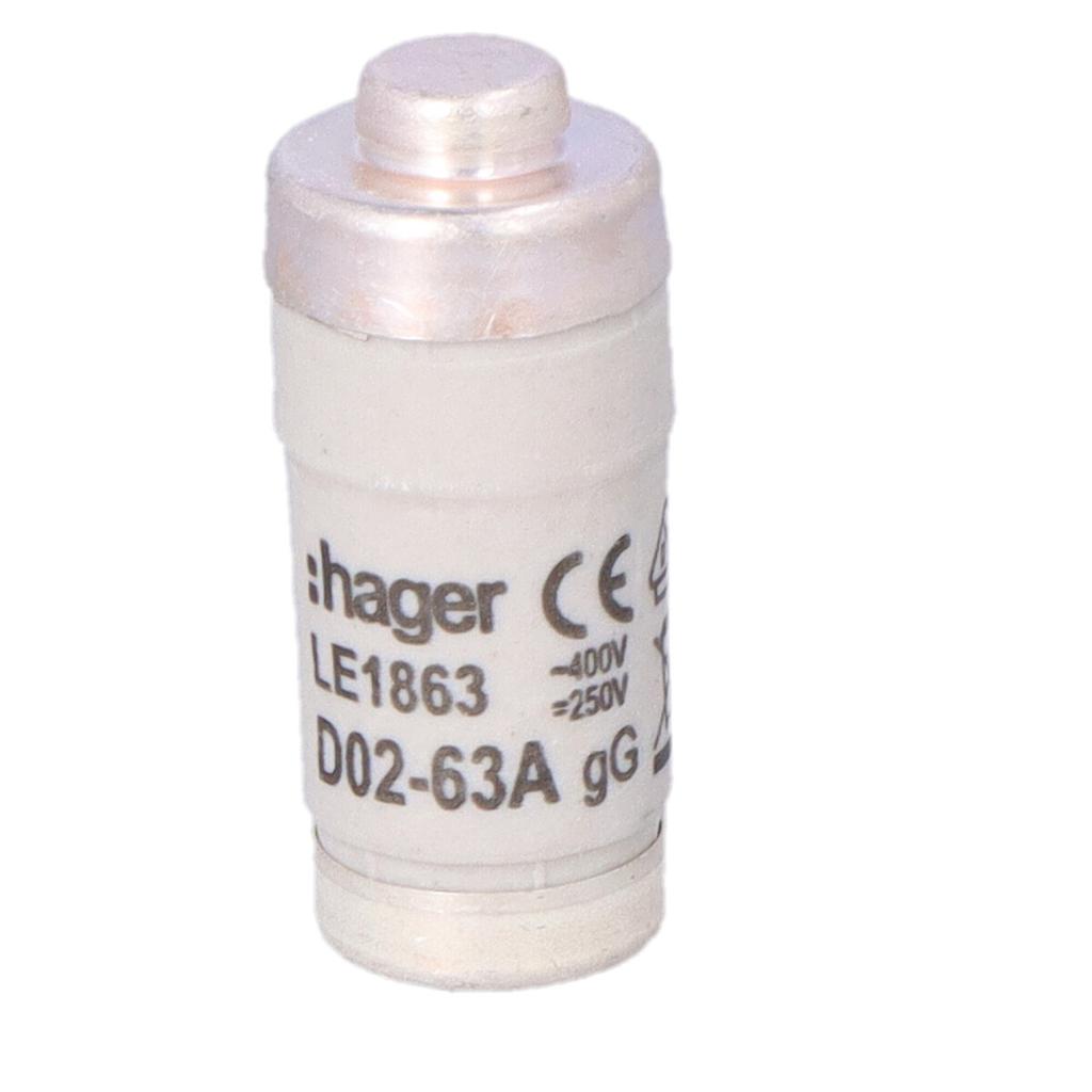 Fuse link D02 gG 63A 400VAC