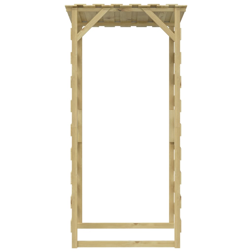 Vidaxl Garden Pergolas With Canopy, 2 Pcs, 100X90X200 Cm, Pine