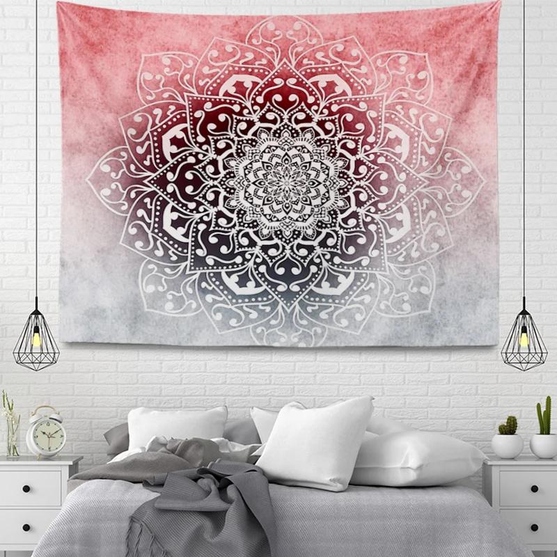 Vintage Bohemian Mandala Tapestry Aesthetic Room Home Decoration Wall Hanging Cloth Living Room Bedroom Decor Tapestries