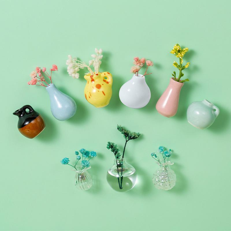 Chinese Style 3D Magnetic Ceramic Refrigerator Ornament