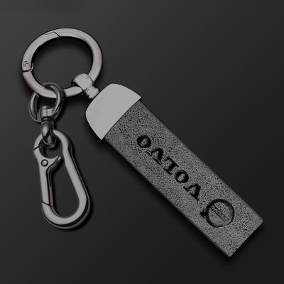 Metal Leather Car Styling Keychain Key Ring Accessory For R Design XC90 XC60 S60 V40 XC40 V60 V50 S40 XC70 C30 C70 C40 S70