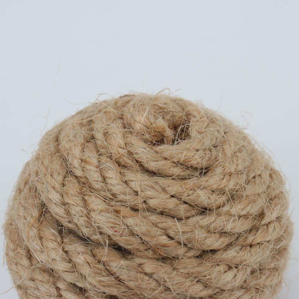 5pcs Cat Sounding Ball Interactive Handmade Sisal Balls Cat Scratching Ball Make Sounds Pet Kitten Toys