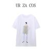 Fashion Style New Arrival Fashion Trendy Women's Clothing Girl Print Round Neck Short Sleeve T-shirt 5644071 250