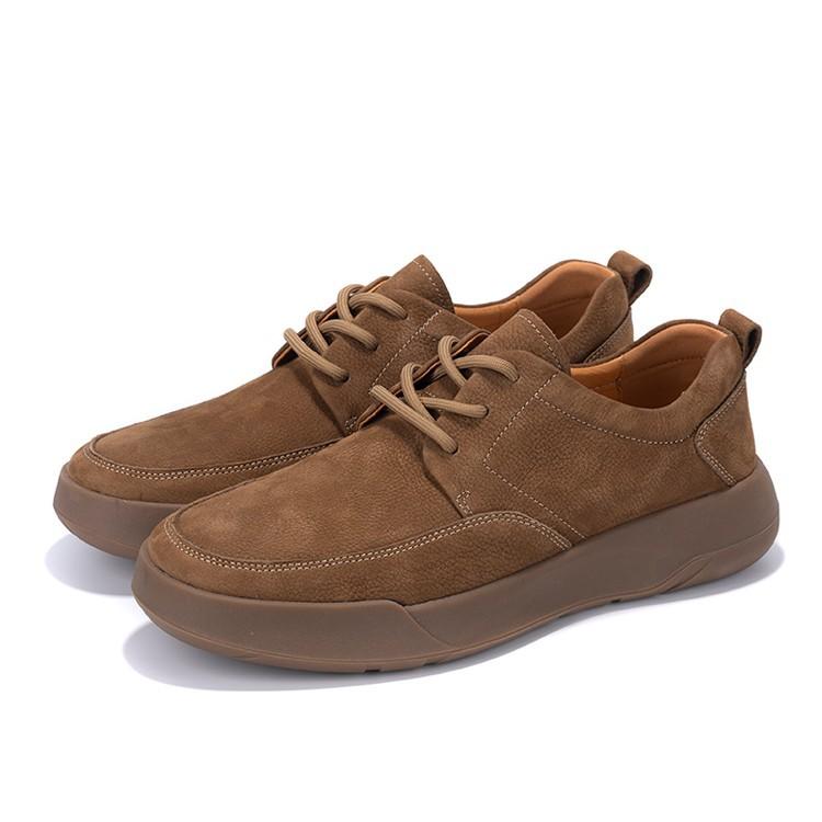 

Ретро повседневная кожаная обувь мужская деловая кожаная обувь на толстой подошве мягкая кожа мягкая подошва мужская обувь 44 хаки