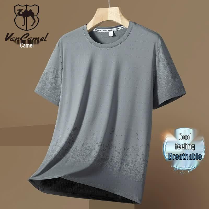 VANCAMEL Men s Ice Silk Quick-Dry T-Shirt 6XL