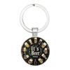 Beer Time Keychain Zinc Alloy Pendant Gift For Beer Lovers And Party Enthusiasts