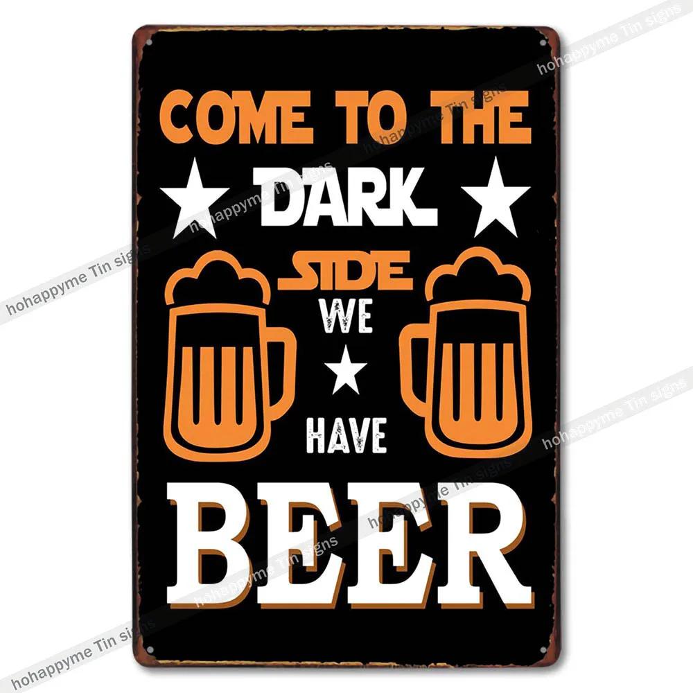 Retro Collectible Beer Tin Sign Metal Plaque Man Cave Garage Shed Decoration - 8x12in 20x30cm