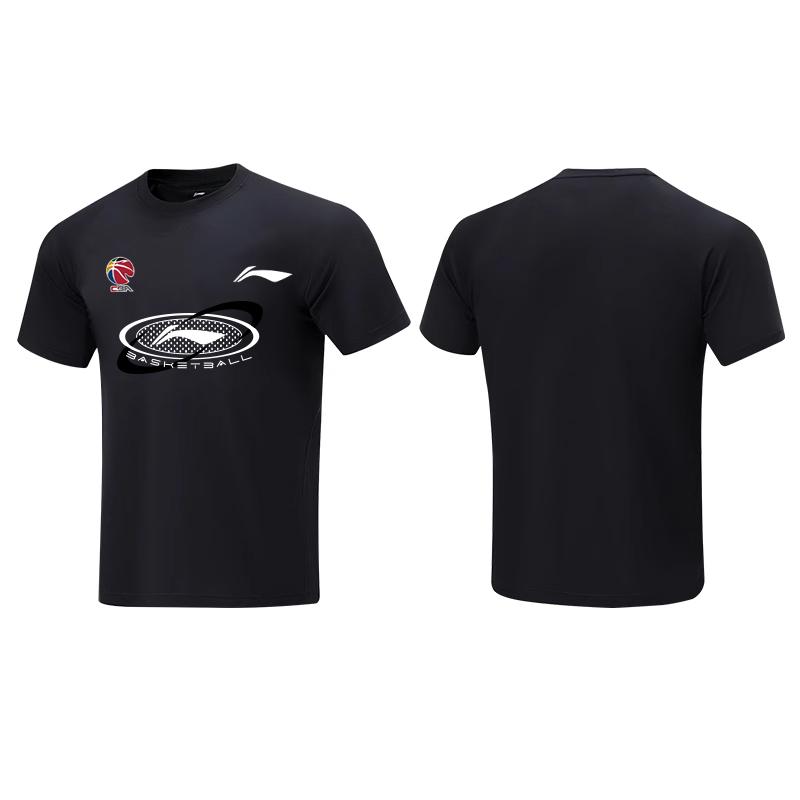 Li Ning CBA T Shirt Unisex Black AHSVE61-1