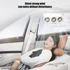 USB Car Exhaust Fan Auto Ventilation Fan Energy Saving Air Circulation Fan for Trucks RVs Sedans Cooling Fan
