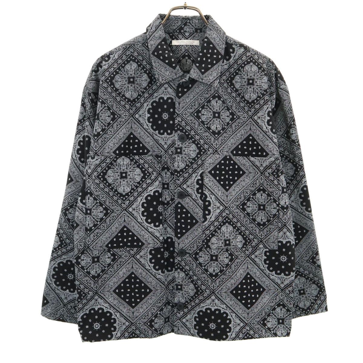 

JOURNAL STANDARD Bandana Pattern Shirt jacket S black Paisley Men s Used
