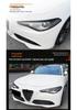 Headlight Eyebrows Stickers for Alfa Romeo Giulietta Giulia 2015+ Exterior Modification