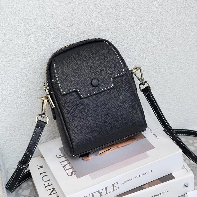 

Женские мини-сумки через плечо из натуральной кожи 2024 года — уникальные, креативные и стильные маленькие сумки через плечо 14.5cm x 7cm x 19cm