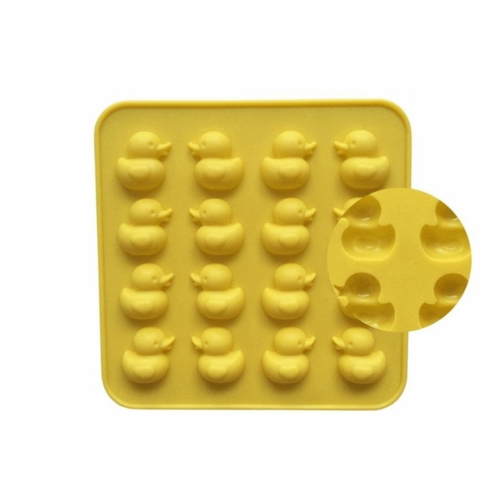 Cartoon Duck Chocolate Mold Heat Resistant Mousse Cake Mold Cute Design Silicone Mold For Baking