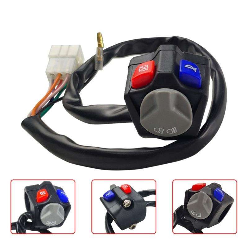Motorcycle Starter Stop Button High/Low Beam Horn Switch Motorbike Accessories Combination Switch