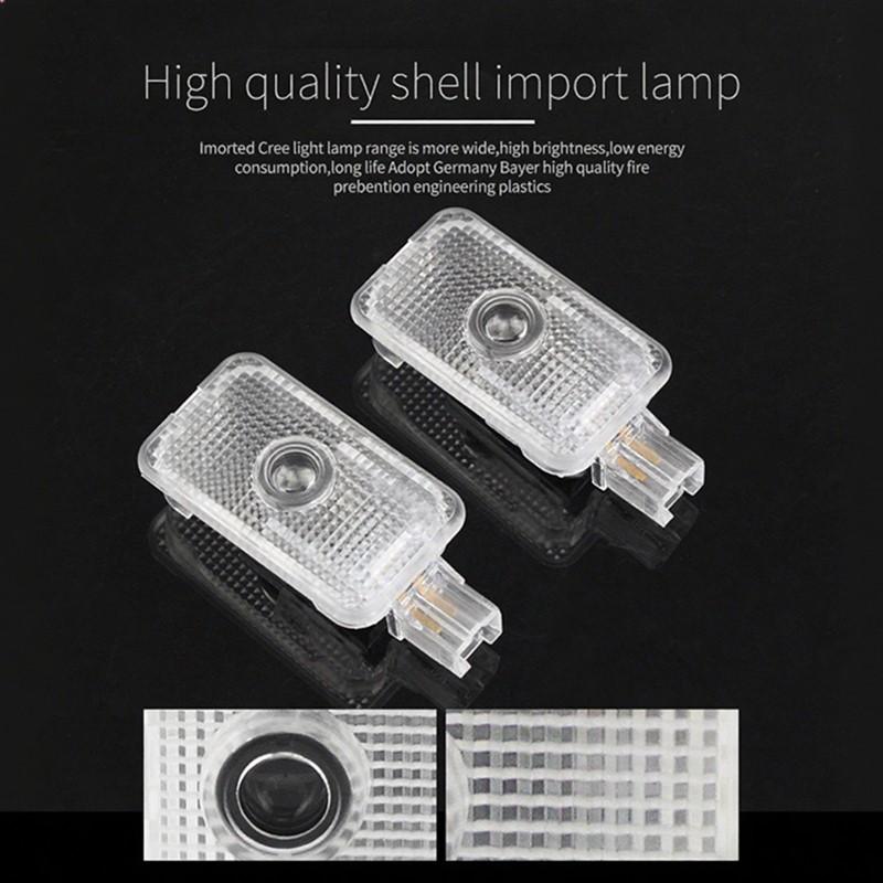 2Pcs LED Car Door Welcome Lights Projector Courtesy Lamp Styling Accessories For BRZ 2012 - 2015 2016 2017 2021 2022 2023 2024