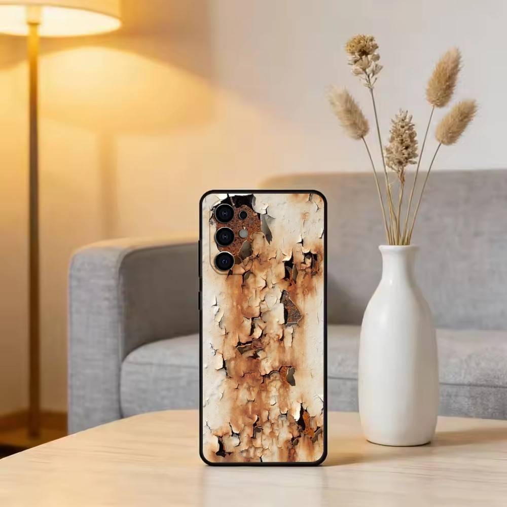 R-Retro I-Industrial R-Rusty Phone Case For Samsung S25,S24,S21,S22,S23,S30,Ultra,S20,Plus,Fe,Lite,Note,10,Black Cover Samsung S21lite