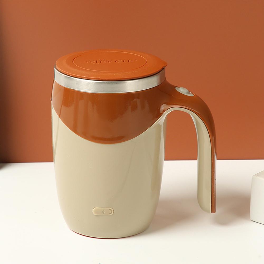 13oz Automatic Stirring Coffee Mug Leakproof Self Stirring Mug Rechargeable Electric Magnetic Mixing Cup for Home Kitchen
