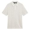 Mens Geometric Polo Shirt