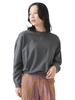 LIFE STORE by BEAMS Overdyed Fleece Pullover FREE BMING Women's Sweatshirt, INK_BLACK